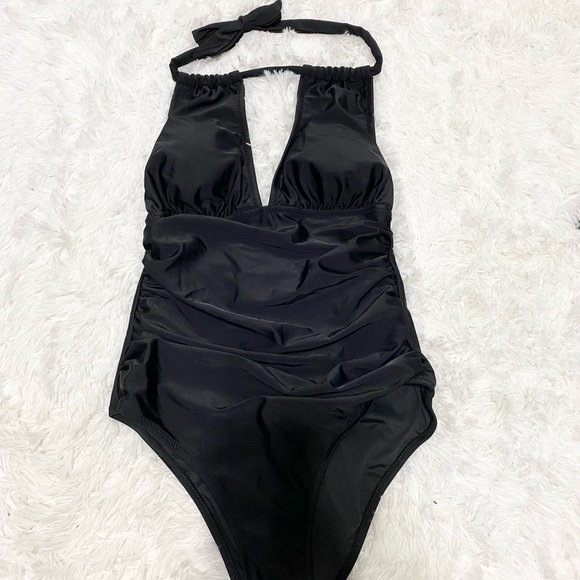 NWT-CUPSHE One Piece Halter Tummy Control Multiway Swimwear Bathing Suits S - Picture 5 of 7